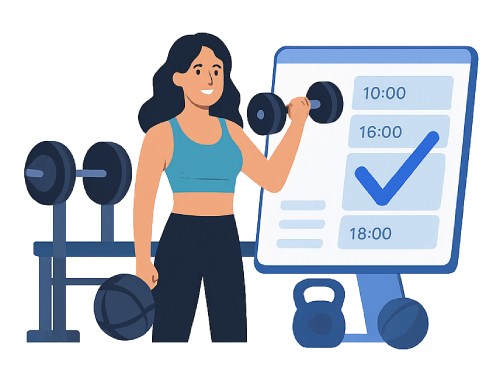 Booking system for gyms and fitness centers