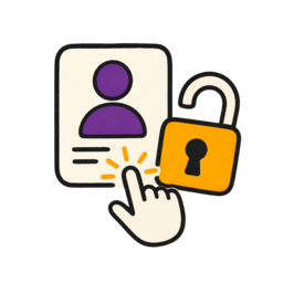 Et-klik login med Facebook og Google