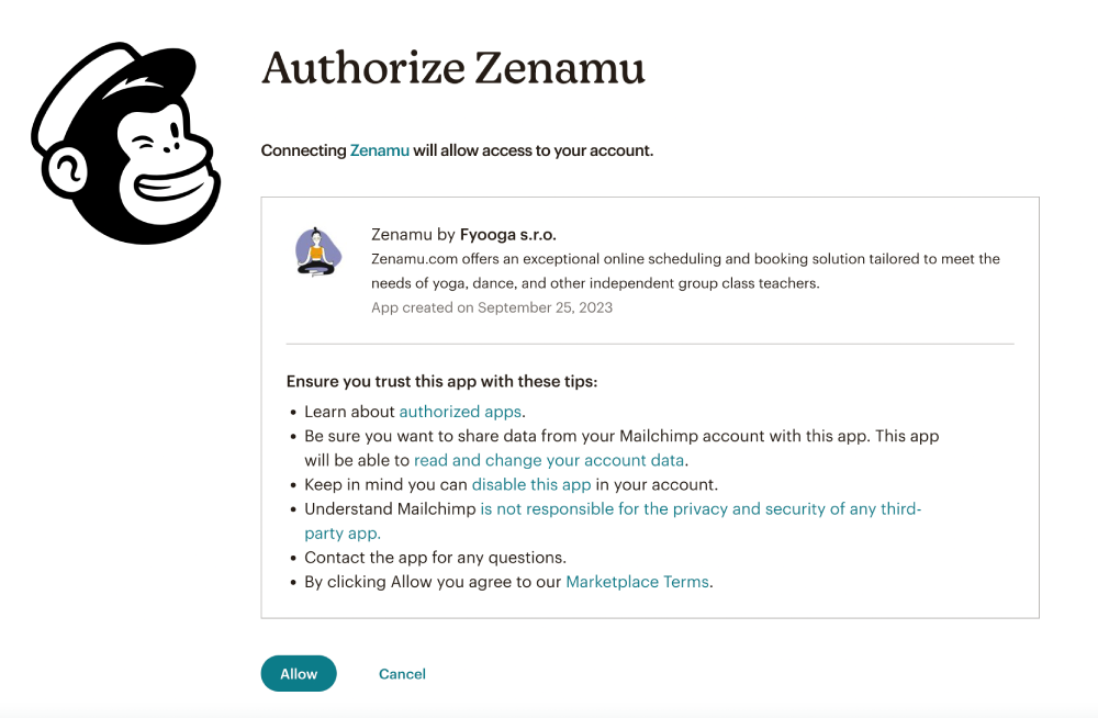 Authorize Zenamu