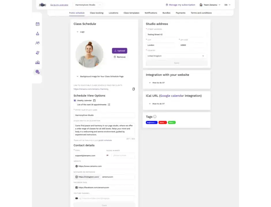 Website-integratie