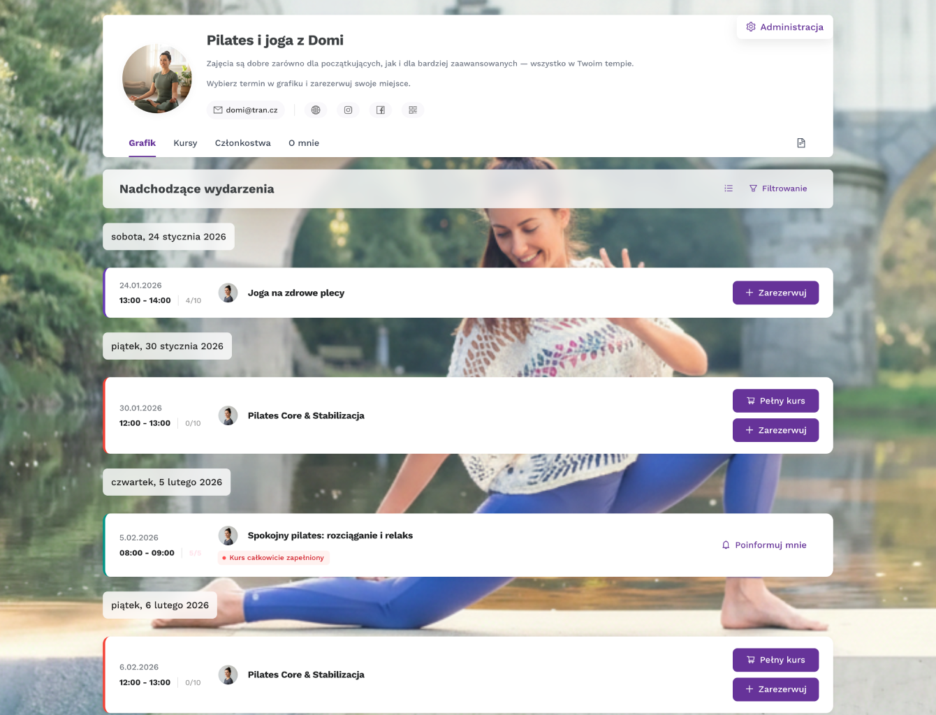 System rezerwacji online