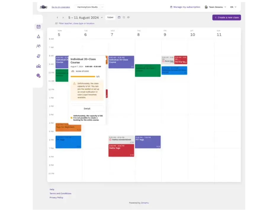 Sistema de marcações online