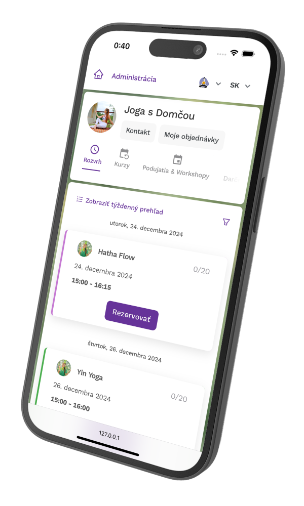 Prehľadné zobrazenie na počítači aj mobile