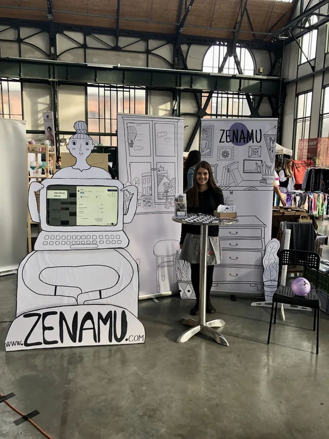 Stánok Zenamu na dizajnovom a wellness trhu